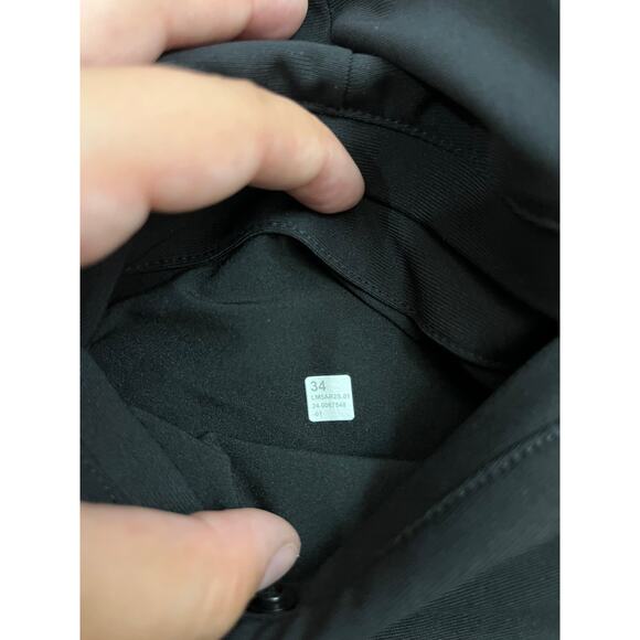 Lululemon ABC Classic-Fit Trouser In Black LM5AR2S Men's Size 34 Performance - Picture 5 of 8